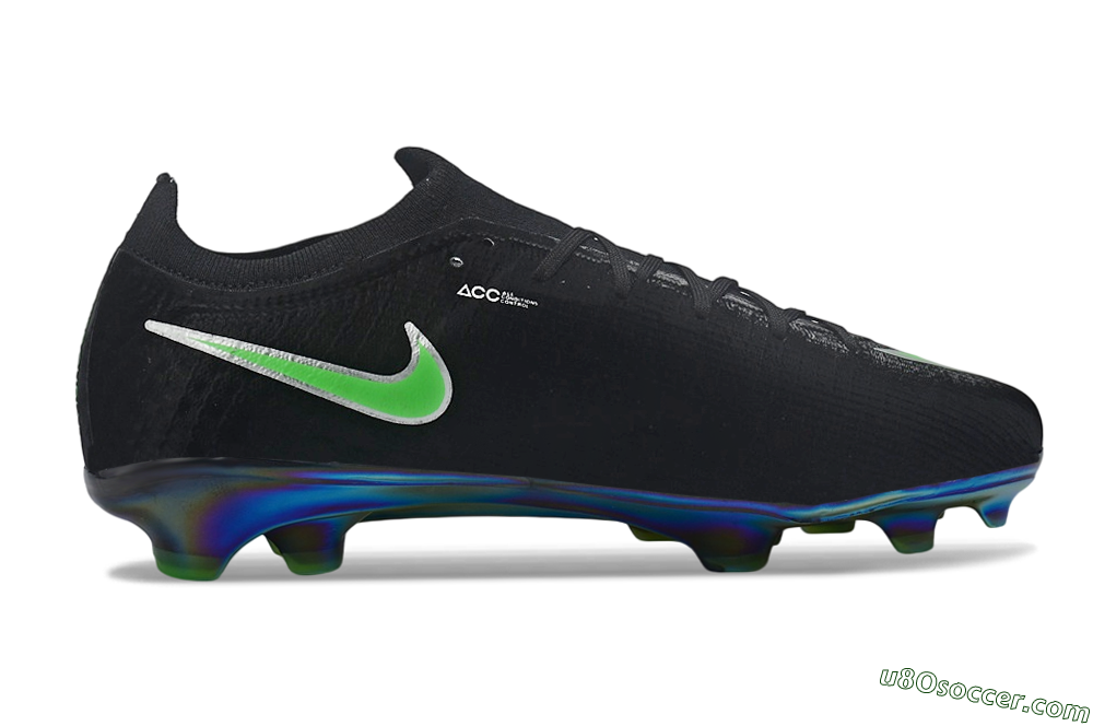 Nike Air Zoom Mercurial Vapor 17 Elite FG Firm Ground Soccer Cleats - Black/Black/Electric Green 7