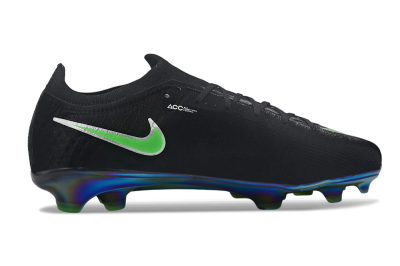 Nike Air Zoom Mercurial Vapor 17 Elite FG Firm Ground Soccer Cleats - Black/Black/Electric Green