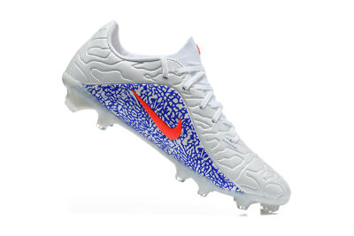 Nike Tiempo Legend 11 Elite FG Firm Ground Soccer Cleats - White/White/Blue/Bright Crimson