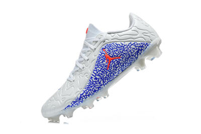 Nike Tiempo Legend 11 Elite FG Firm Ground Soccer Cleats - White/White/Blue/Bright Crimson