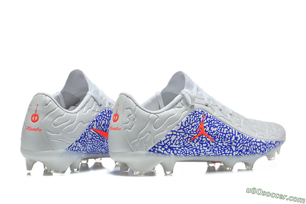 Nike Tiempo Legend 11 Elite FG Firm Ground Soccer Cleats - White/White/Blue/Bright Crimson 9