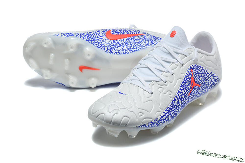 Nike Tiempo Legend 11 Elite FG Firm Ground Soccer Cleats - White/White/Blue/Bright Crimson 3