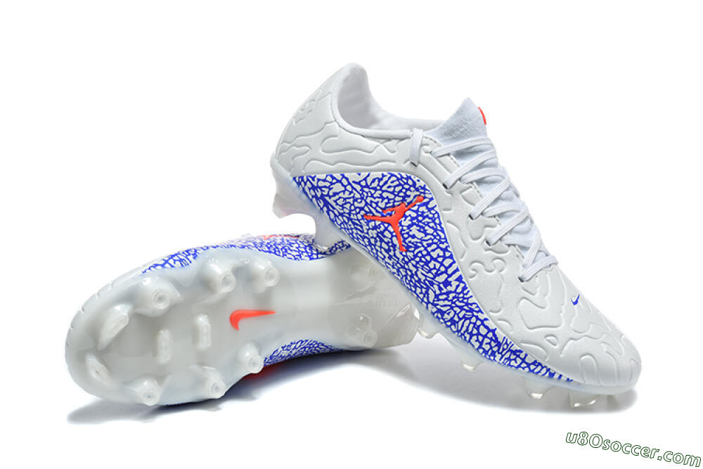 Nike Tiempo Legend 11 Elite FG Firm Ground Soccer Cleats - White/White/Blue/Bright Crimson 4