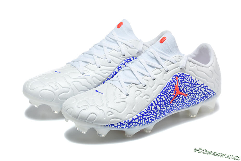 Nike Tiempo Legend 11 Elite FG Firm Ground Soccer Cleats - White/White/Blue/Bright Crimson 5