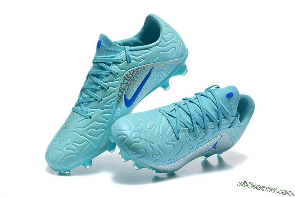 Nike Tiempo Legend 11 Elite FG Firm Ground Soccer Cleats - Blue/Clear Blue/Metallic Silver 6