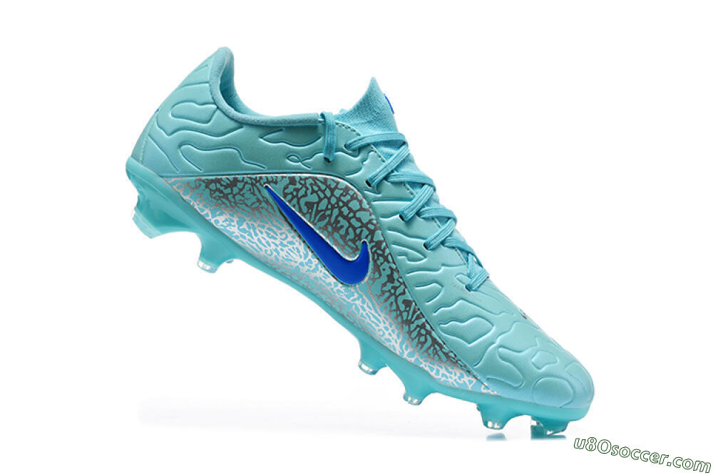Nike Tiempo Legend 11 Elite FG Firm Ground Soccer Cleats - Blue/Clear Blue/Metallic Silver 7