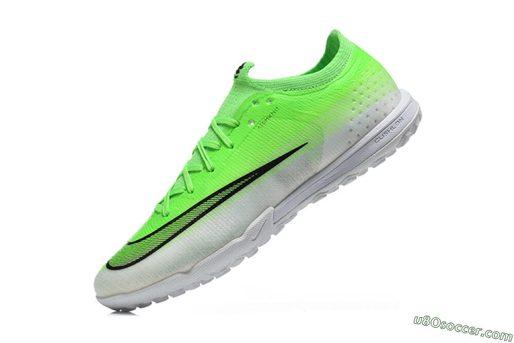 Nike Air Zoom Mercurial Vapor 17 Elite TF Artificial Turf Soccer Shoes - Green/Electric Green/Summit White 8