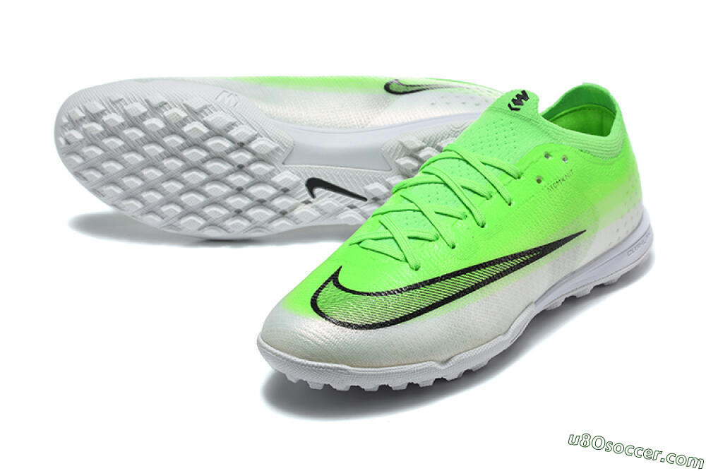 Nike Air Zoom Mercurial Vapor 17 Elite TF Artificial Turf Soccer Shoes - Green/Electric Green/Summit White 3