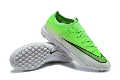 Nike Air Zoom Mercurial Vapor 17 Elite TF Artificial Turf Soccer Shoes - Green/Electric Green/Summit White