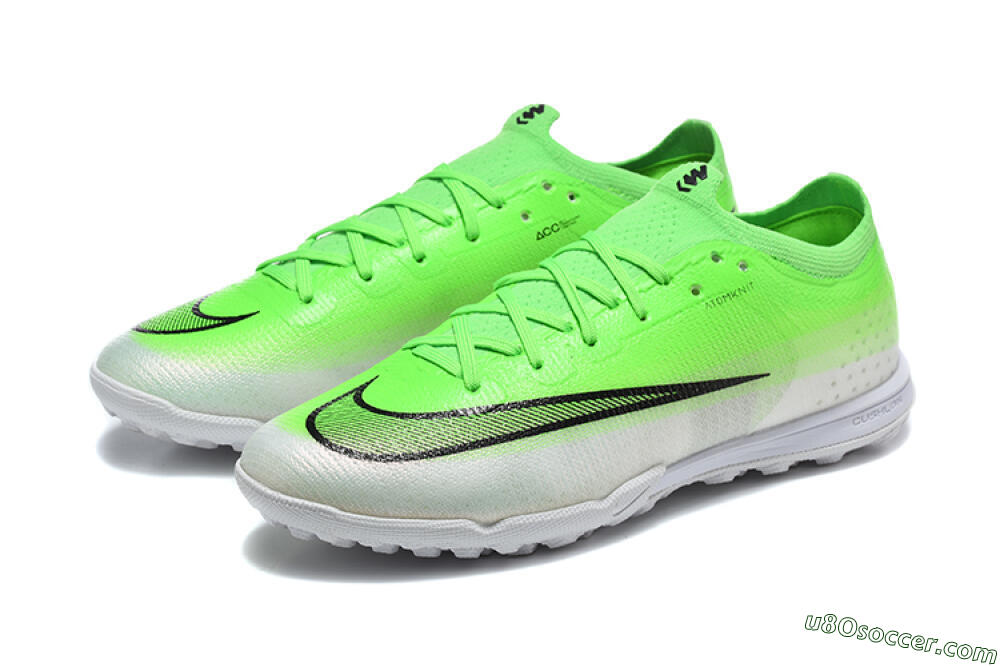 Nike Air Zoom Mercurial Vapor 17 Elite TF Artificial Turf Soccer Shoes - Green/Electric Green/Summit White 5