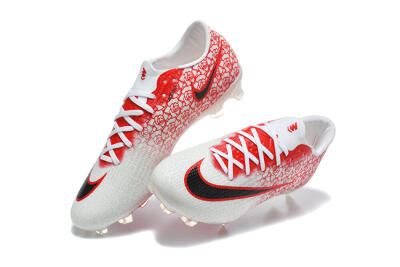 Nike Air Zoom Mercurial Superfly 11 Elite FG Firm Ground Soccer Cleats - White/White/University Red
