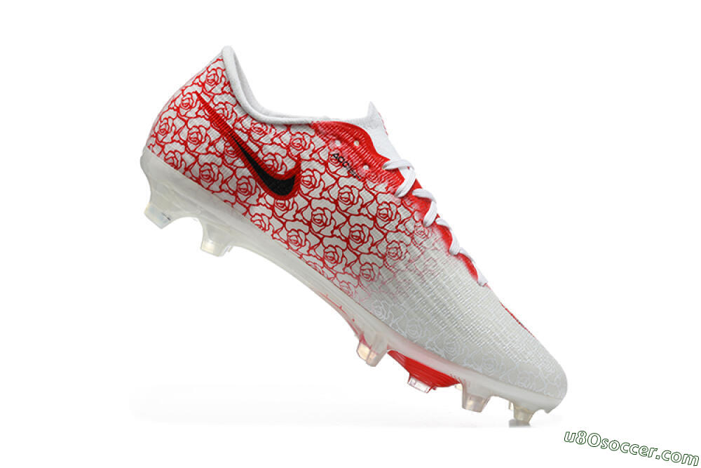 Nike Air Zoom Mercurial Superfly 11 Elite FG Firm Ground Soccer Cleats - White/White/University Red 7
