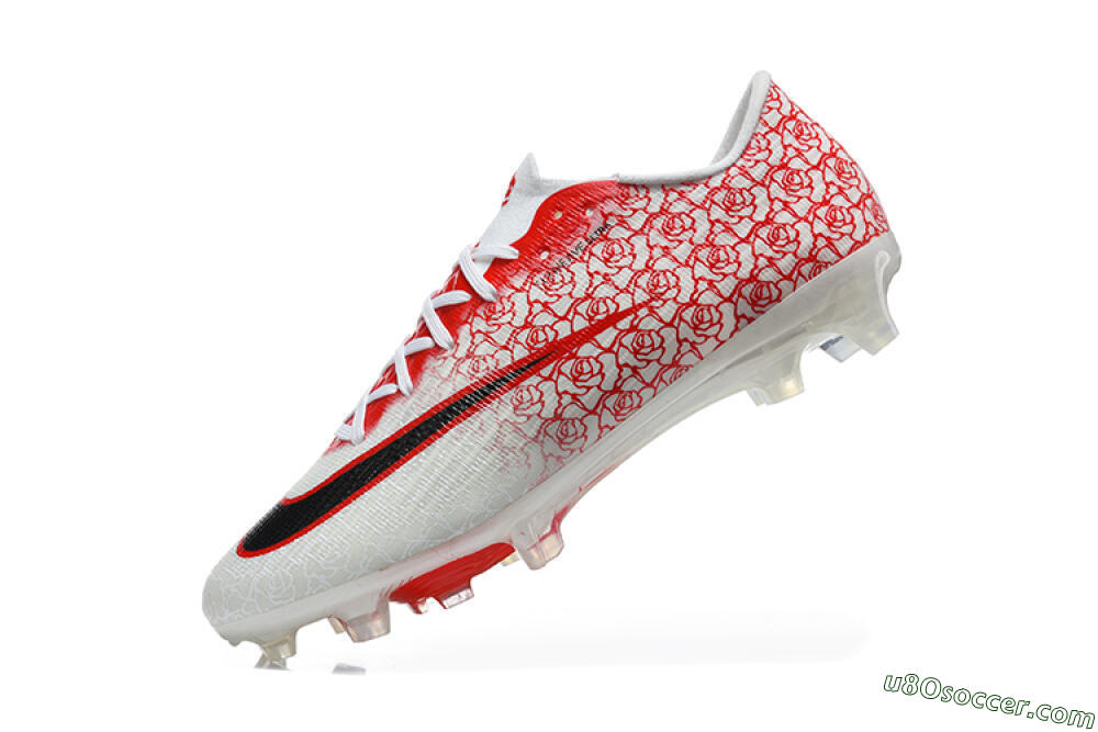 Nike Air Zoom Mercurial Superfly 11 Elite FG Firm Ground Soccer Cleats - White/White/University Red 8