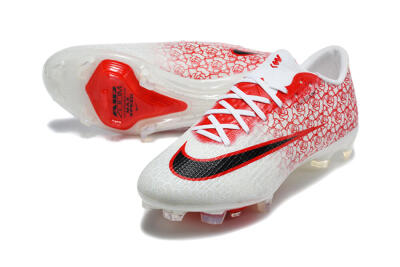 Nike Air Zoom Mercurial Superfly 11 Elite FG Firm Ground Soccer Cleats - White/White/University Red
