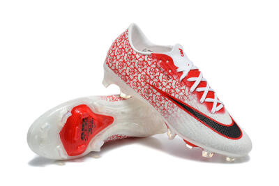 Nike Air Zoom Mercurial Superfly 11 Elite FG Firm Ground Soccer Cleats - White/White/University Red