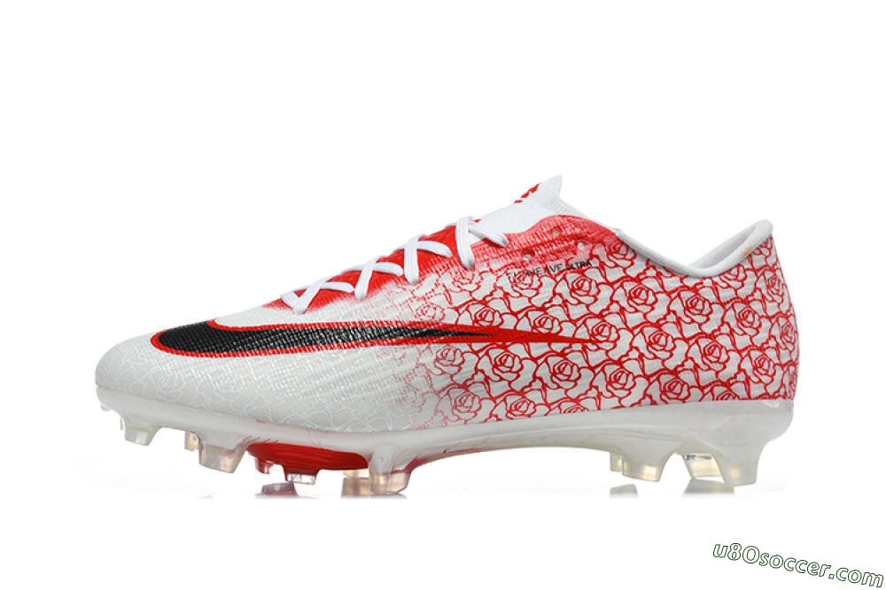 Nike Air Zoom Mercurial Superfly 11 Elite FG Firm Ground Soccer Cleats - White/White/University Red 2