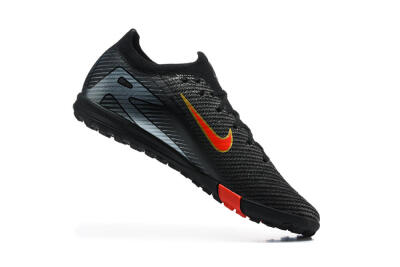 Nike Air Zoom Mercurial Vapor 17 Elite TF Artificial Turf Soccer Shoes - Black/Black/Bright Crimson