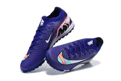 Nike Air Zoom Mercurial Vapor 16 Elite TF Artificial Turf Soccer Shoes - Blue/Electric Blue/Multi Color