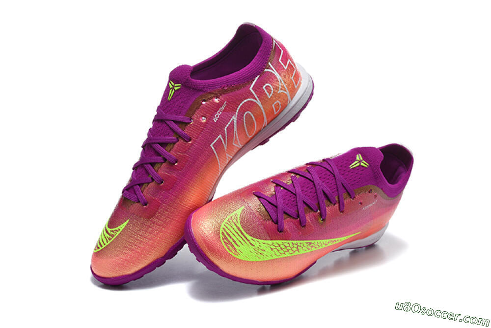 Nike Air Zoom Mercurial Vapor 17 Elite TF Artificial Turf Soccer Shoes - Purple/Berry/Volt 6
