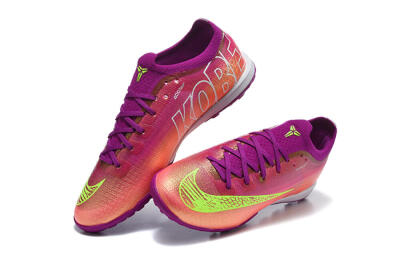 Nike Air Zoom Mercurial Vapor 17 Elite TF Artificial Turf Soccer Shoes - Purple/Berry/Volt