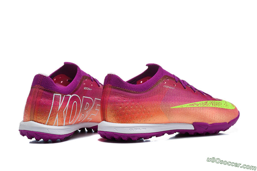 Nike Air Zoom Mercurial Vapor 17 Elite TF Artificial Turf Soccer Shoes - Purple/Berry/Volt 9