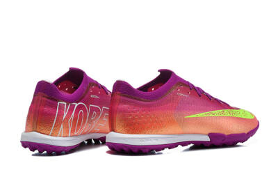 Nike Air Zoom Mercurial Vapor 17 Elite TF Artificial Turf Soccer Shoes - Purple/Berry/Volt