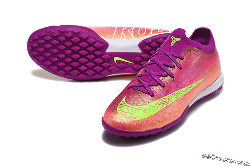Nike Air Zoom Mercurial Vapor 17 Elite TF Artificial Turf Soccer Shoes - Purple/Berry/Volt 3