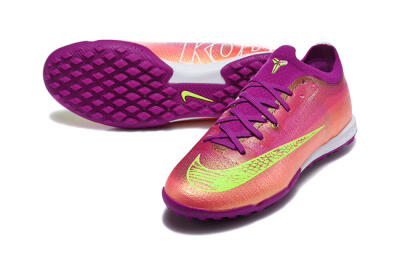 Nike Air Zoom Mercurial Vapor 17 Elite TF Artificial Turf Soccer Shoes - Purple/Berry/Volt
