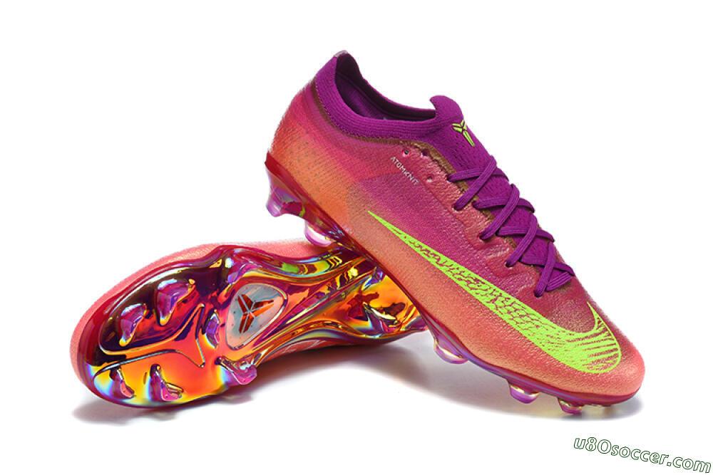 Nike Air Zoom Mercurial Vapor 17 Elite FG Firm Ground Soccer Cleats - Pink/Sunset Glow/Electric Volt 4