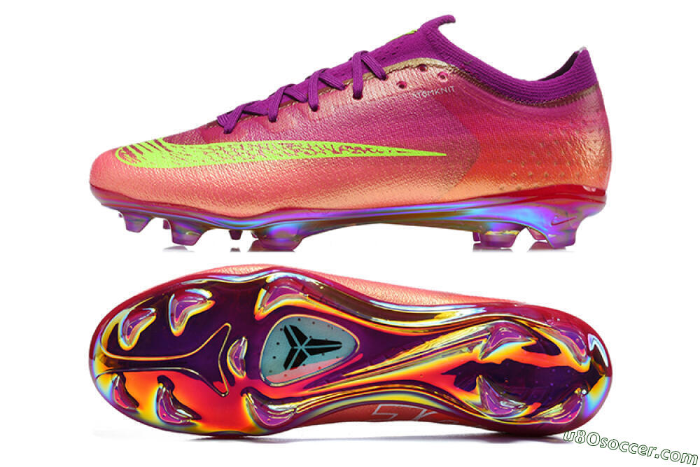 Nike Air Zoom Mercurial Vapor 17 Elite FG Firm Ground Soccer Cleats - Pink/Sunset Glow/Electric Volt 0