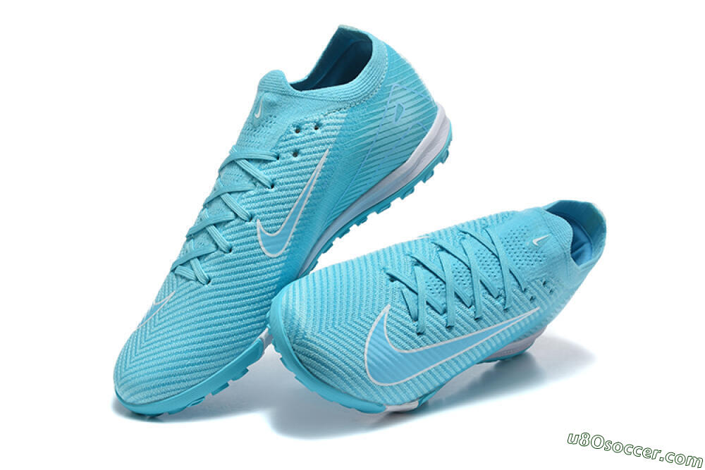 Nike Air Zoom Mercurial Vapor 16 Elite TF Artificial Turf Soccer Shoes - Blue/Baltic Blue/White 6
