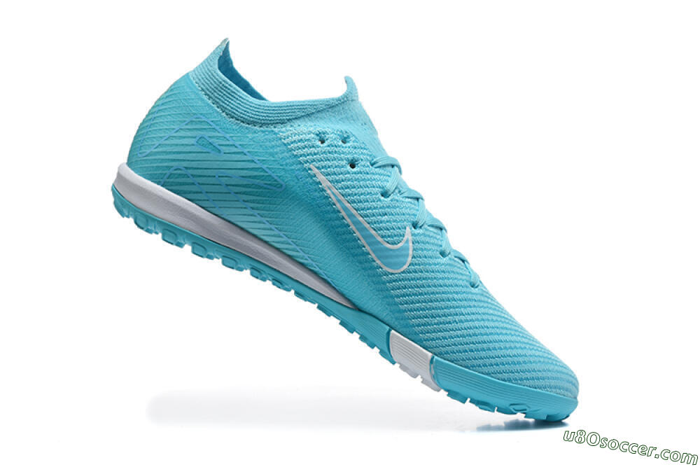 Nike Air Zoom Mercurial Vapor 16 Elite TF Artificial Turf Soccer Shoes - Blue/Baltic Blue/White 7