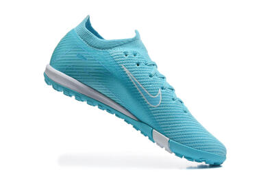 Nike Air Zoom Mercurial Vapor 16 Elite TF Artificial Turf Soccer Shoes - Blue/Baltic Blue/White