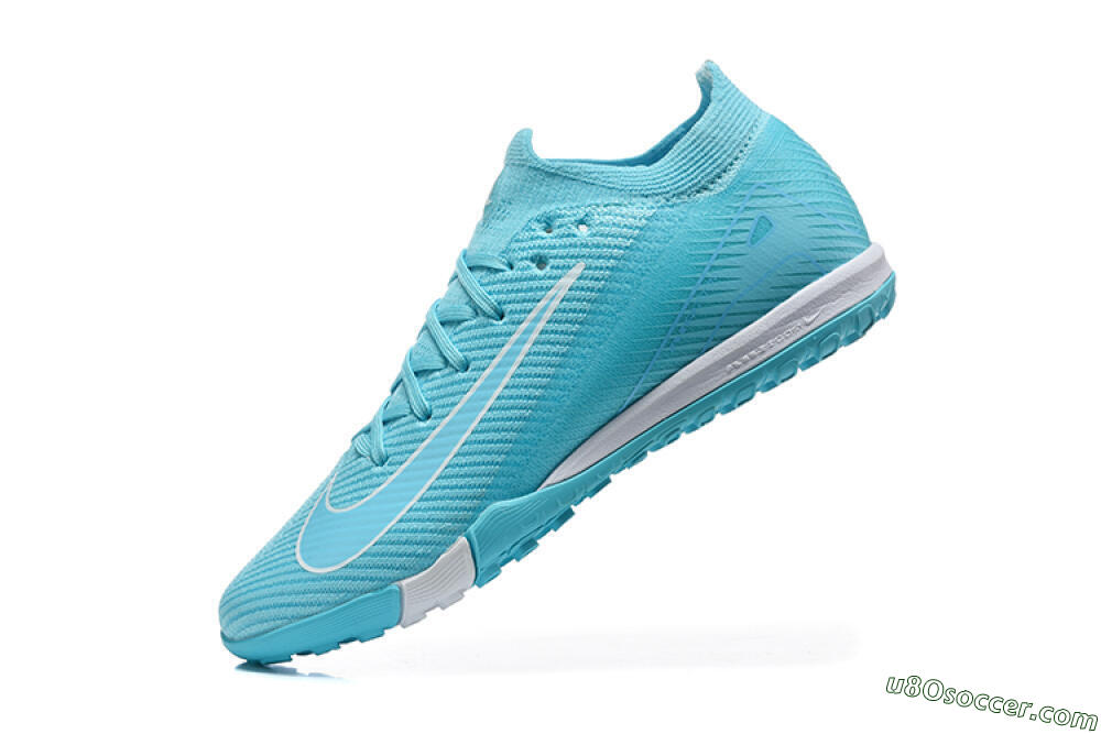 Nike Air Zoom Mercurial Vapor 16 Elite TF Artificial Turf Soccer Shoes - Blue/Baltic Blue/White 8