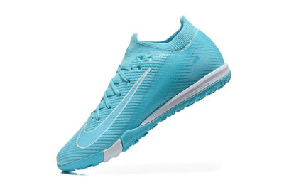 Nike Air Zoom Mercurial Vapor 16 Elite TF Artificial Turf Soccer Shoes - Blue/Baltic Blue/White