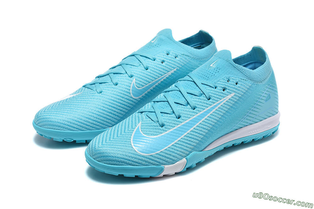 Nike Air Zoom Mercurial Vapor 16 Elite TF Artificial Turf Soccer Shoes - Blue/Baltic Blue/White 5