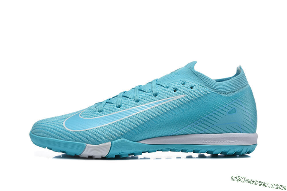 Nike Air Zoom Mercurial Vapor 16 Elite TF Artificial Turf Soccer Shoes - Blue/Baltic Blue/White 2
