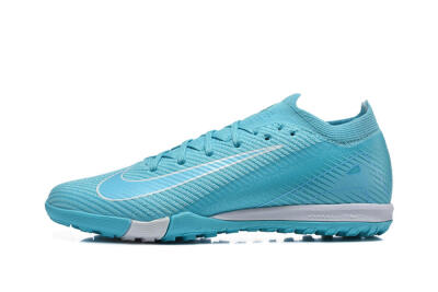 Nike Air Zoom Mercurial Vapor 16 Elite TF Artificial Turf Soccer Shoes - Blue/Baltic Blue/White