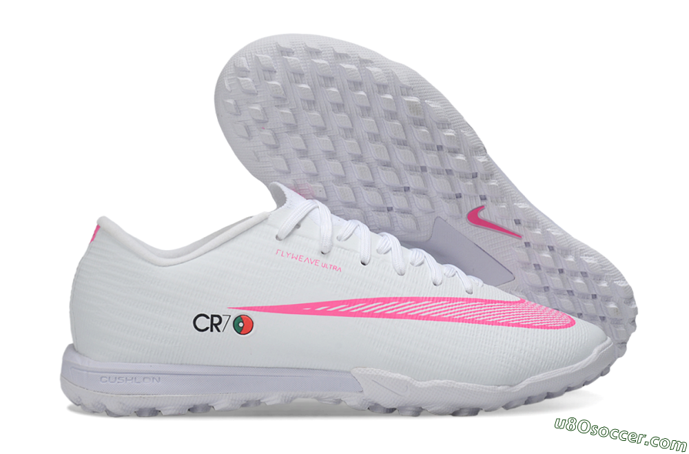 Nike Air Zoom Mercurial Superfly 11 Elite TF Artificial Turf Soccer Shoes - White/White/Pink Blast 1