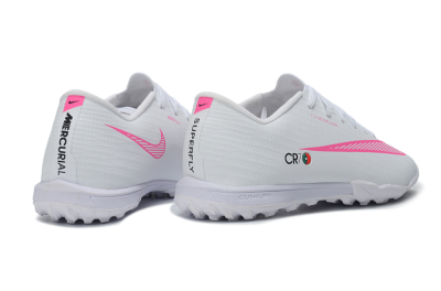 Nike Air Zoom Mercurial Superfly 11 Elite TF Artificial Turf Soccer Shoes - White/White/Pink Blast