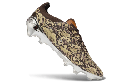 Adidas Predator 26 Elite FG Firm Ground Soccer Cleats - Brown/Mahogany/Metallic Silver