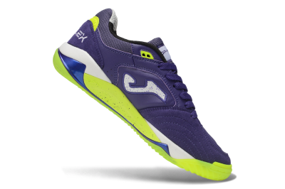 Joma Top Flex IC Indoor & Futsal Soccer Shoes - Purple/Electric Purple/Neon Yellow