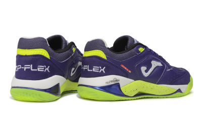 Joma Top Flex IC Indoor & Futsal Soccer Shoes - Purple/Electric Purple/Neon Yellow