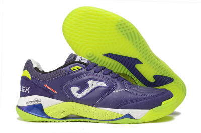 Joma Top Flex IC Indoor & Futsal Soccer Shoes - Purple/Electric Purple/Neon Yellow