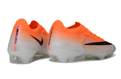 Nike Air Zoom Mercurial Vapor 17 Elite FG Firm Ground Soccer Cleats - Orange/Bright Mango/Iridescent White