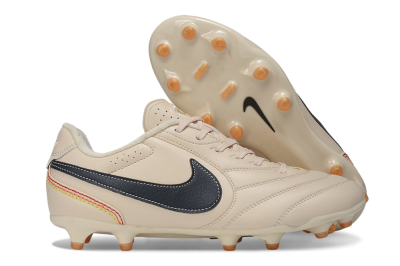Nike Tiempo Ligera Pro FG Firm Ground Soccer Cleats - Beige/Desert Sand/Black