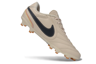 Nike Tiempo Ligera Pro FG Firm Ground Soccer Cleats - Beige/Desert Sand/Black