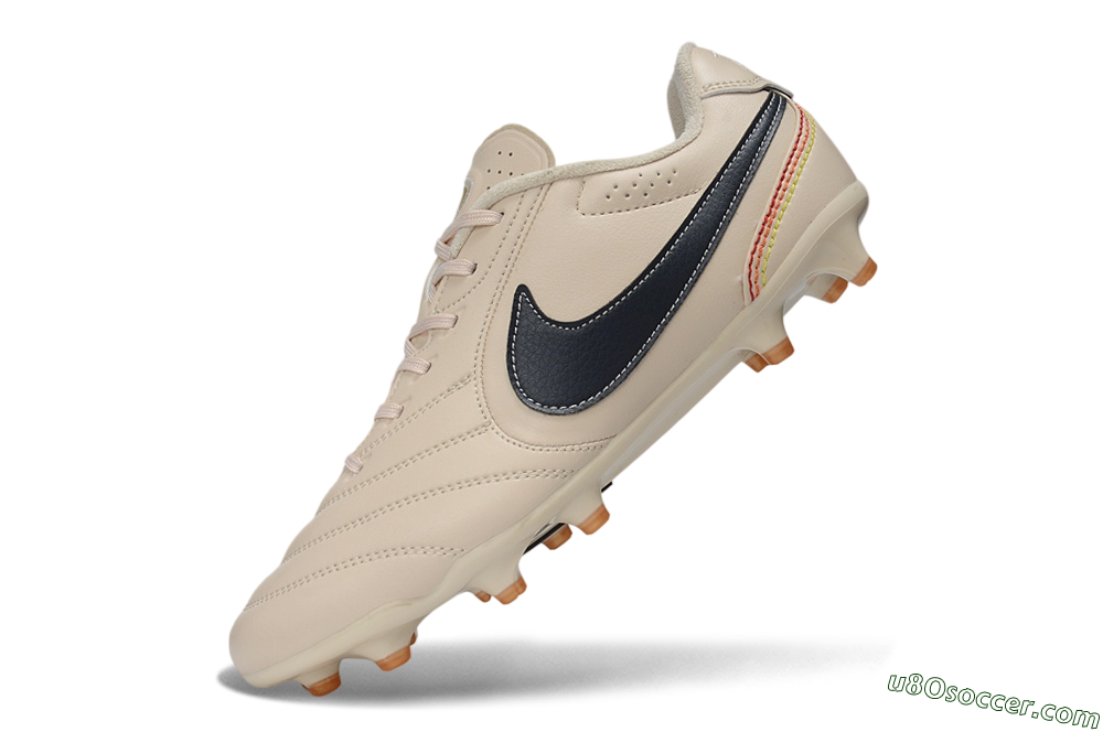 Nike Tiempo Ligera Pro FG Firm Ground Soccer Cleats - Beige/Desert Sand/Black 5