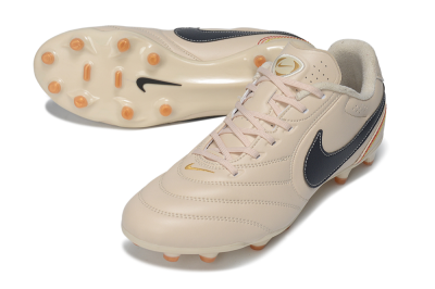 Nike Tiempo Ligera Pro FG Firm Ground Soccer Cleats - Beige/Desert Sand/Black