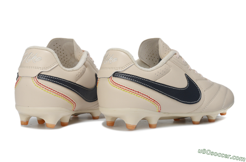 Nike Tiempo Ligera Pro FG Firm Ground Soccer Cleats - Beige/Desert Sand/Black 6
